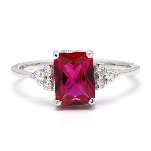 1.50 Ct Pigeon Blood Ruby Ring features a stunning deep red gemstone