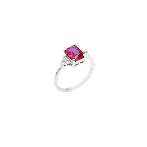 1.50 Ct Pigeon Blood Ruby Ring features a stunning deep red gemstone