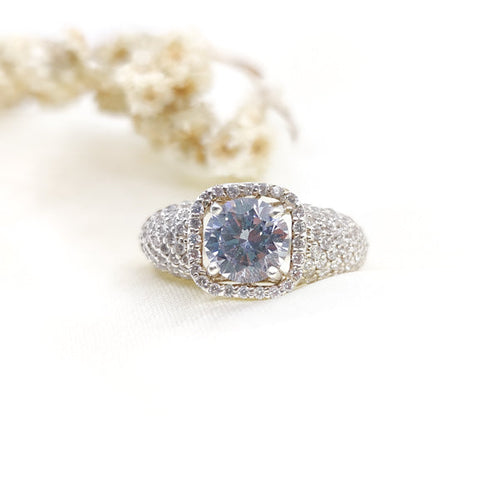 Cushion Cut Halo Ring 3