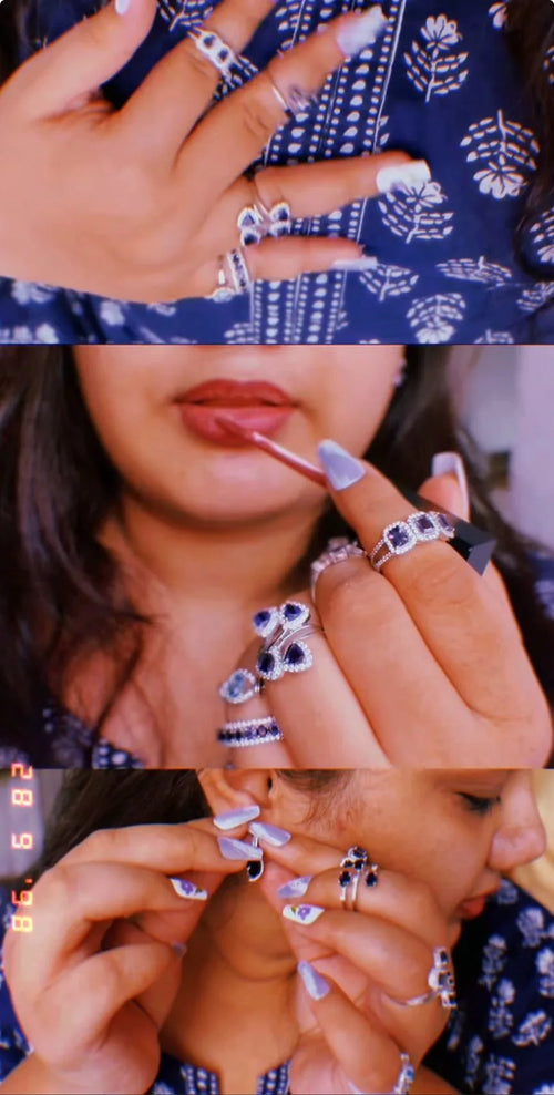 Dive into the dreamy hues of Iolite Dive into the dreamy hues of Iolite!💙
Our handpicked Iolite Ring Collection features timeless designs crafted in certified gemstones and 925 sterling silver — perfect for everyday elegance or special occasions. 💍✨