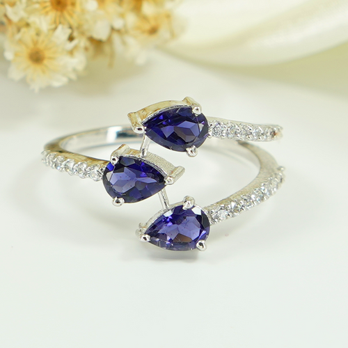  Enchanted Pear Simulant Ring 